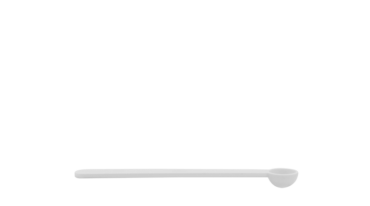 Maatschep 0,1ml PP wit D handvat 70mm